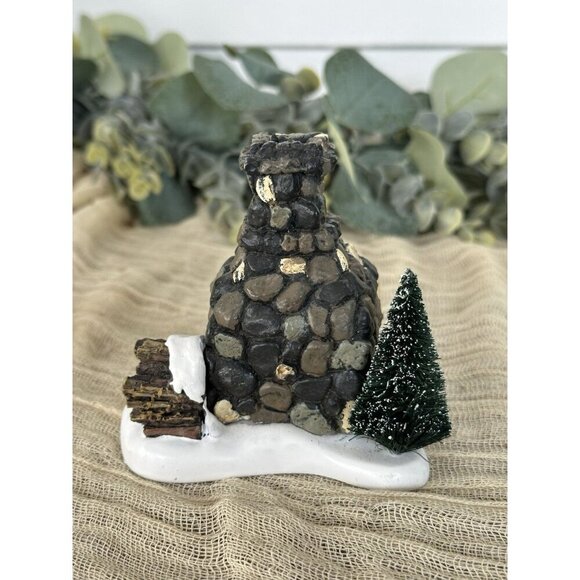 Dept‎ 56 Fieldstone Fireplace Snow Village Accessories 56.53010 2001 Department - Picture 4 of 14